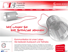 Tablet Screenshot of logopaedie-ketsch.de